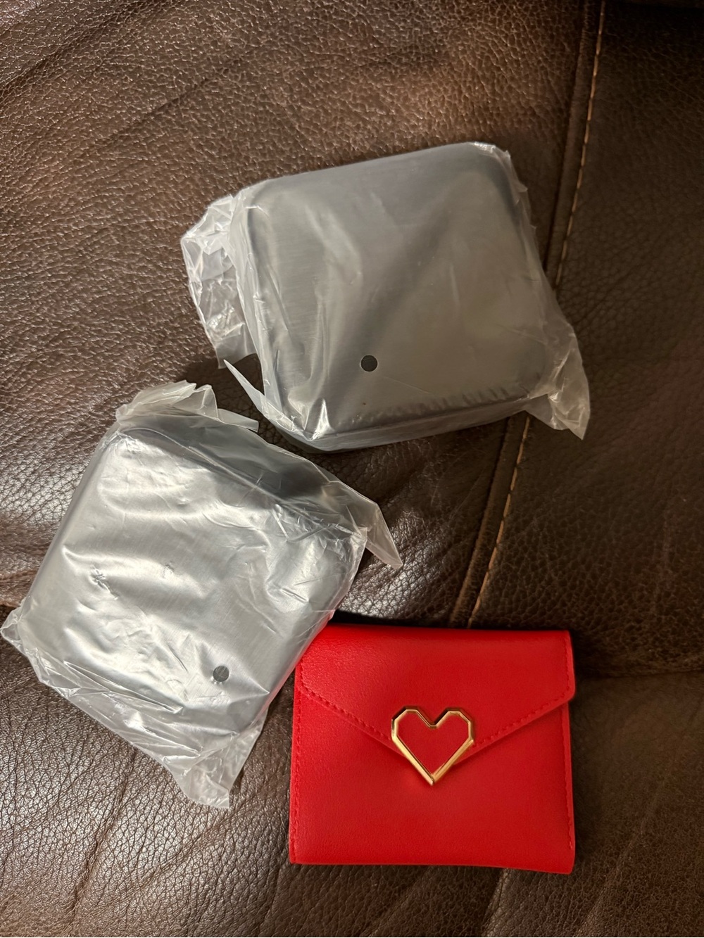 💥 BUNDLE: 2 Mini Travel Jewelry Cases + Red Heart Envelope Wallet 💥